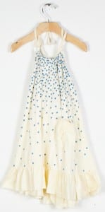 Blue Heart Organic Halter Dress