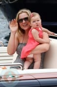 Jessica Capshaw with daughter Eve Gavigan