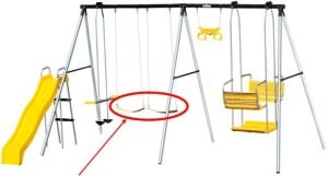 Playsafe's Dartmouth Swing Set