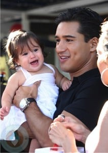 Mario Lopez with his daughter Gia