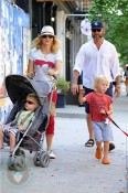 Naomi Watts and Liev Schreiber with sons Alexander and Samuel