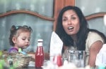 Padma Lakshmi and daughter Krishna in NYC