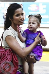 Padma Lakshmi and daughter Krishna in NYC