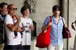 Selma Blair with her fiance Jason and son Arthur