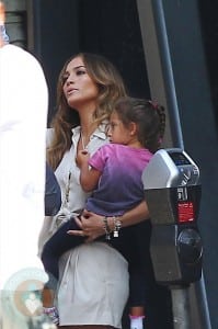 Jennifer Lopez with daughter Emme