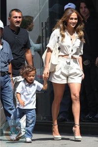 Jennifer Lopez with son Emme