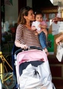 Rachel Stevens with baby Amelie