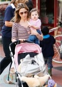 Rachel Stevens with baby Amelie