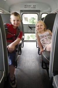 kids on the bus