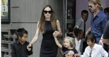 Brad and Angelina Treat Their Kids To A Wicked Show