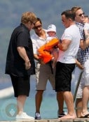 Elton John and David Furnish with son Zachary in St
