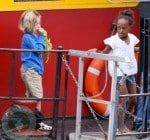 Shiloh and Zahara Jolie-Pitt