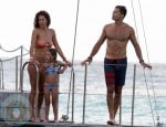 David Charvet and Brooke Burke with daughter Heaven