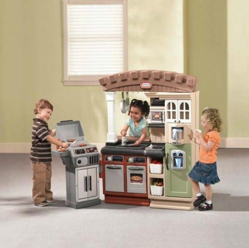 little tikes play kitchen with grill