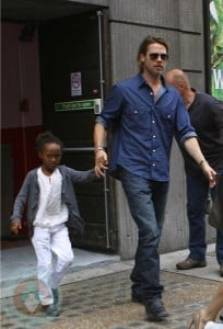 Brad Pitt and daughter Zahara
