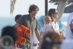 Sofia Coppola and daughter Cosmina with fiance Thomas Mars