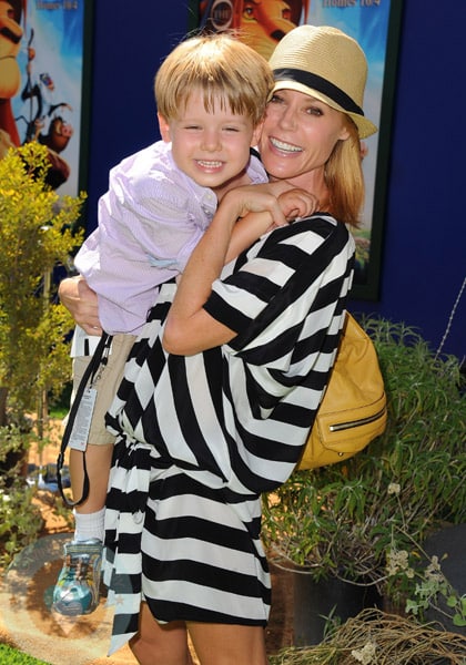 Julie Bowen and her son