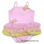 Kate Mack Girls Pink / Green Fancy Ballerina Tutu