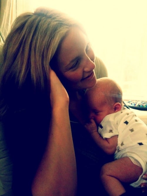 Kate Hudson and baby Bingham