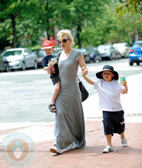 Cate Blanchett with sons Roman and Ignatius