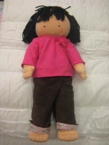 Photo of recalled Pottery Barn Dolls