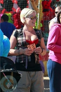 Singer Pink at Malibu fair