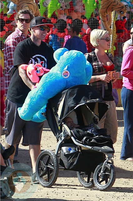 Pink and husband Carey Hart with daughter Willow