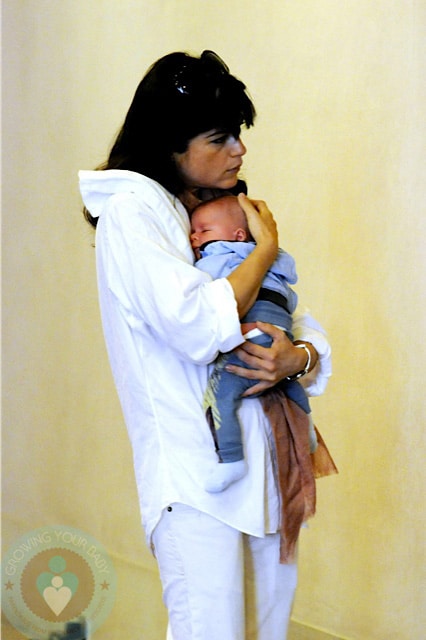 Selma Blair cuddling son Arthur in Venice