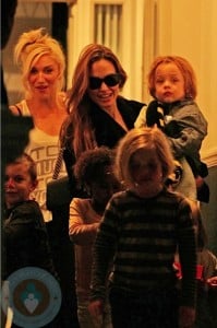 Angelina Jolie Gwen Stefani playdate