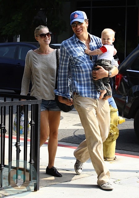 Ali Larter with Hayes and Teddy McArthur