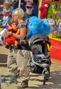 Pink and husband Carey Hart with daughter Willow