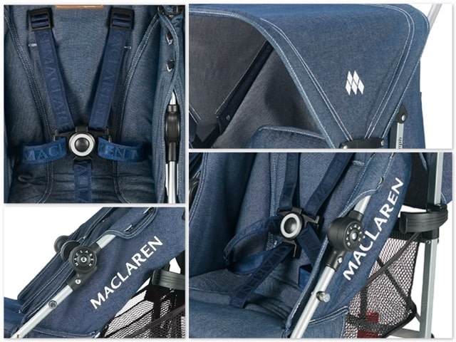 denim maclaren stroller