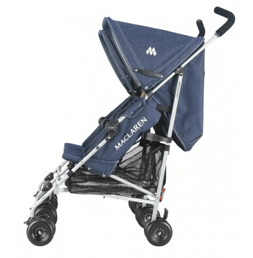 maclaren denim double stroller