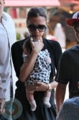 Victoria Beckham with daughter Harper Seven