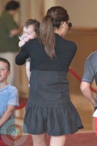 Victoria Beckham with daughter Harper Seven