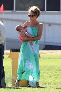 Denise Richards with daughter Eloise