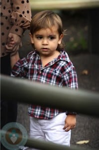 Mason Disick at the Central Park Zoo