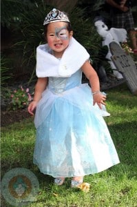 Naleigh Kelley dressed as a Princess
