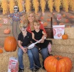 Alison Sweeney with son ben and daughter Megan
