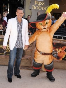 Antonio Banderas at the Puss In Boots premiere