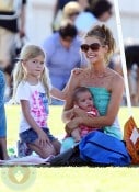 Denise Richards with daughters Lola and Eloise