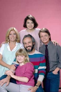 The Keaton Family from Family Ties