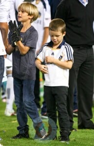 Romeo and Cruz Beckham