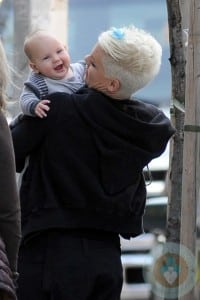 Pink (Alecia Moore) with daughter Willow