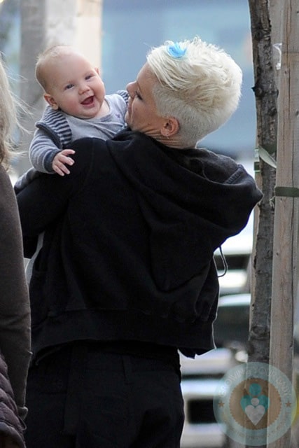 Pink (Alecia Moore) with daughter Willow
