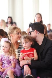 Nicole Richie and Joel Madden celebrate Rapunzel's coronation