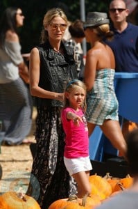 Heidi Klum and daughter Leni at Mr