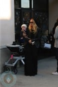 Rachel Zoe and son Skylar Berman in LA