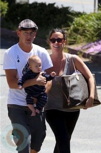 Alanis Morissette with husband Mario and son Ever