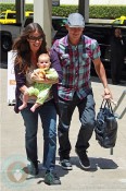 Alanis Morissette with husband Mario and son Ever